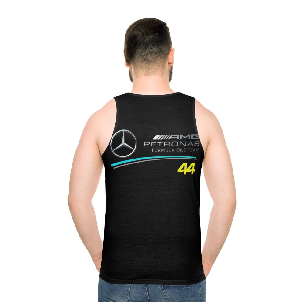 Mercedes AMG F1 2023 Lewis Hamilton 44 Unisex Tank Top - men back