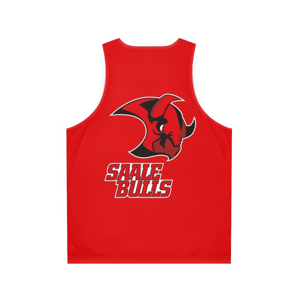 Saale Bulls Halle Ice Hockey Unisex Tank Top - Back