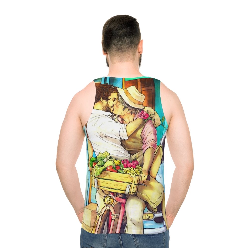 Hannigram Valentines Day Unisex Tank Top - men back