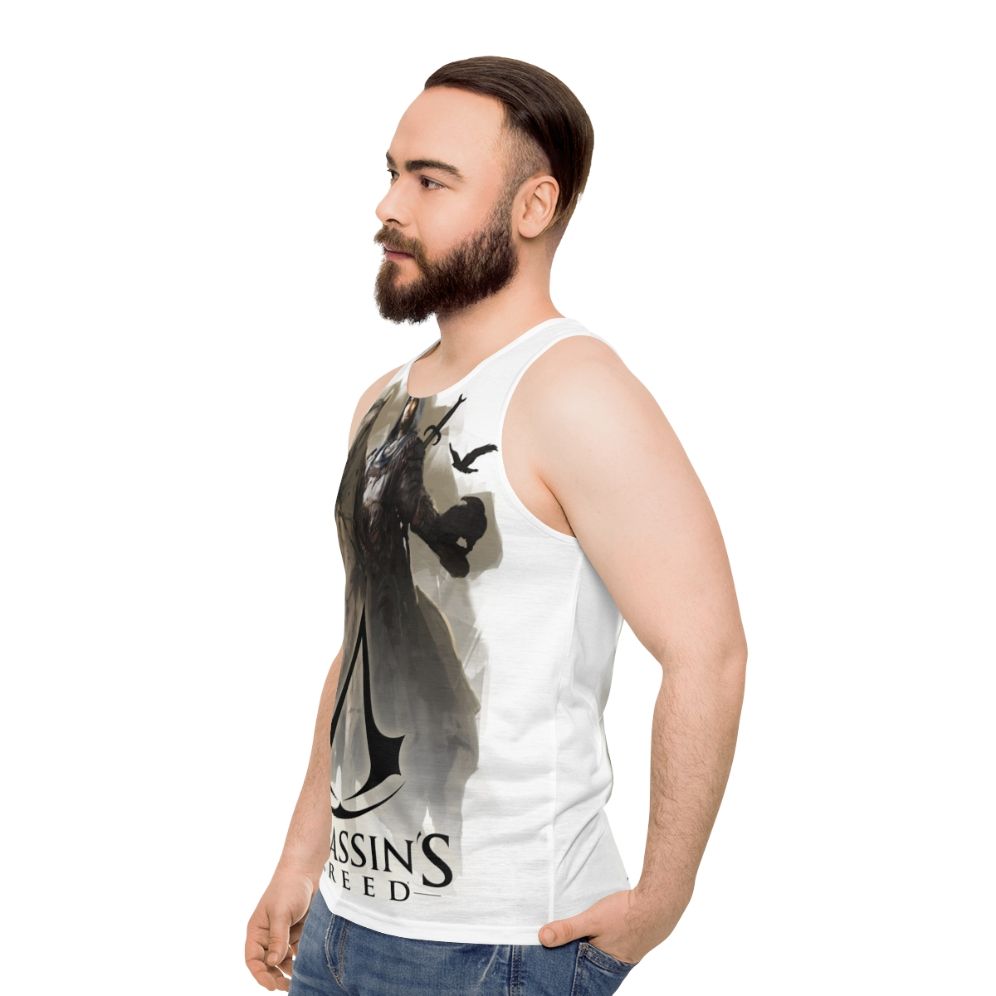 Assassin's Creed Mirage Basim Ibn Ishaq Unisex Tank Top - men side