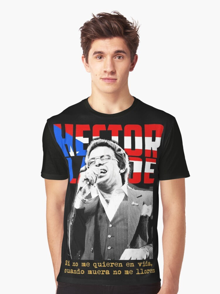 Hector Lavoe Latin Salsa Graphic T-Shirt - Men