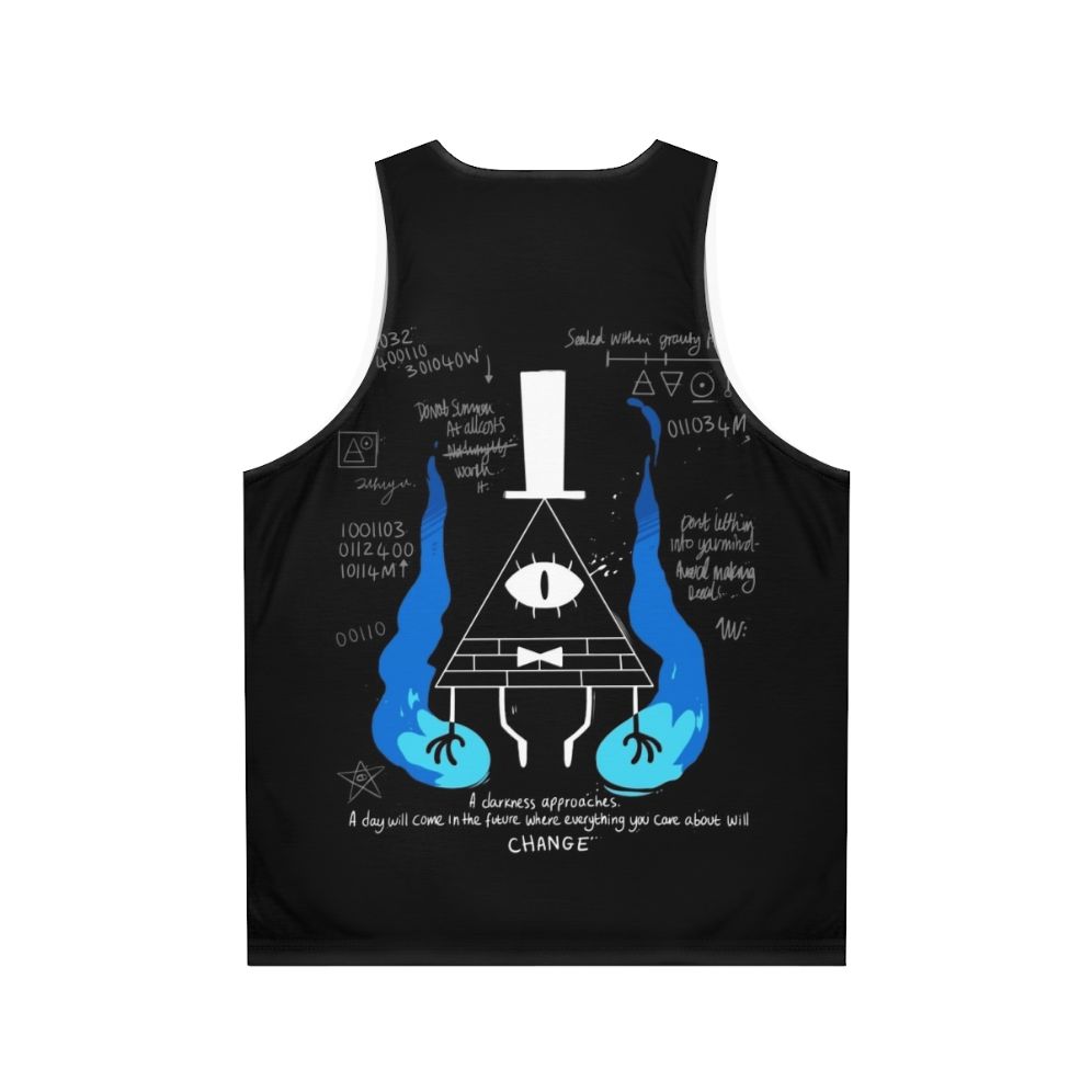 Bill Cipher Unisex Tank Top - Back