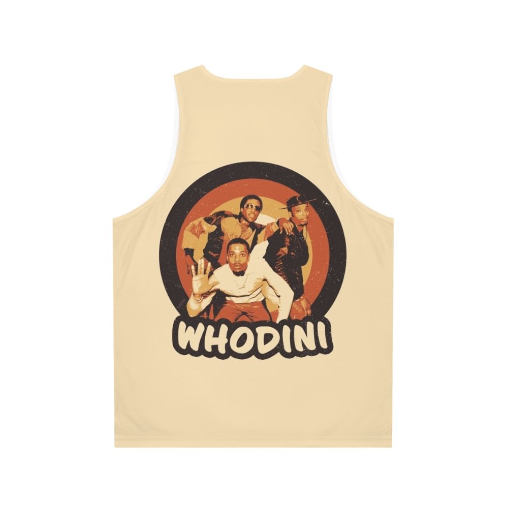 Whodini 80s Old School Hip Hop Unisex Tank Top - Back