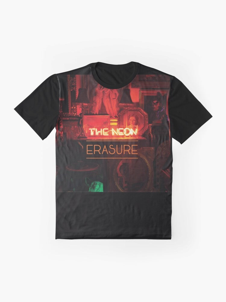 Erasure The Neon Tour Album Concert Graphic T-Shirt - Flat lay