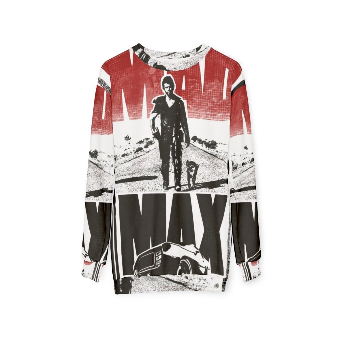 Mad Max Sweatshirt featuring Fury Road imagery - hanging