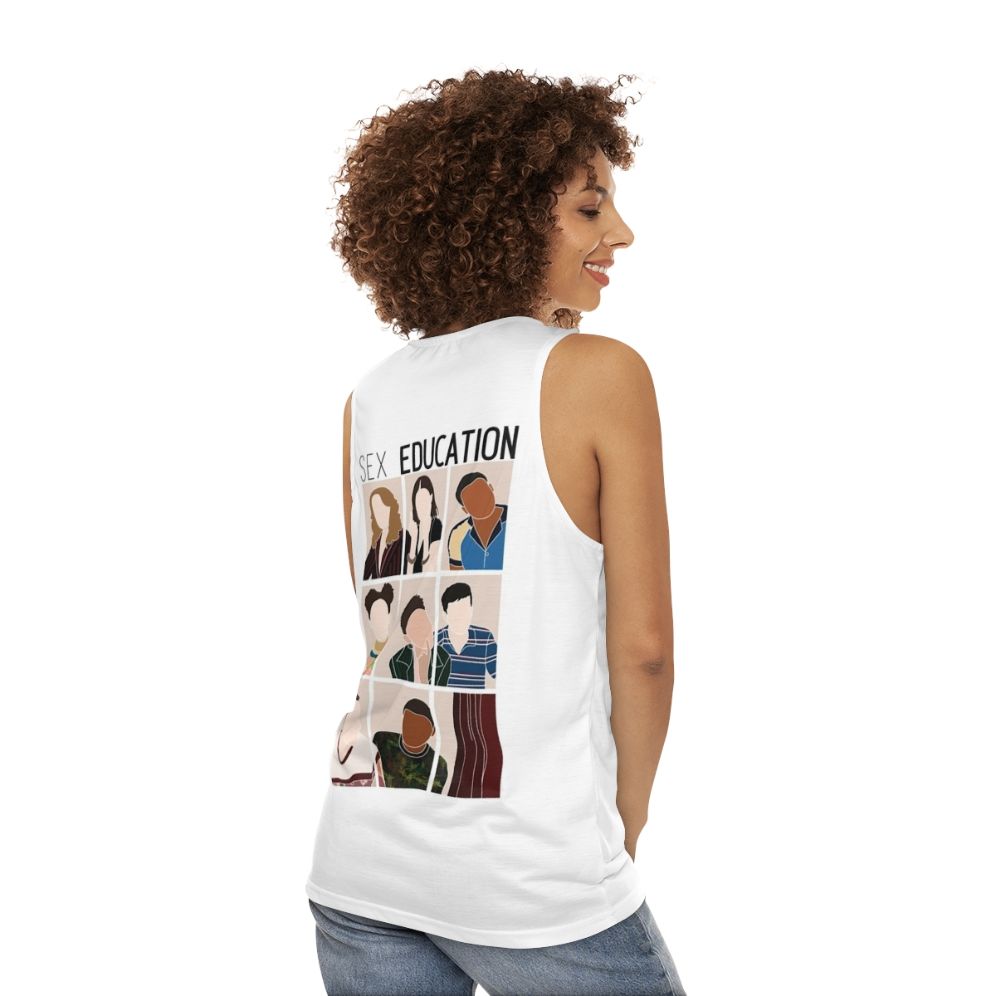 Sex Education Netflix TV Show Unisex Tank Top - women back