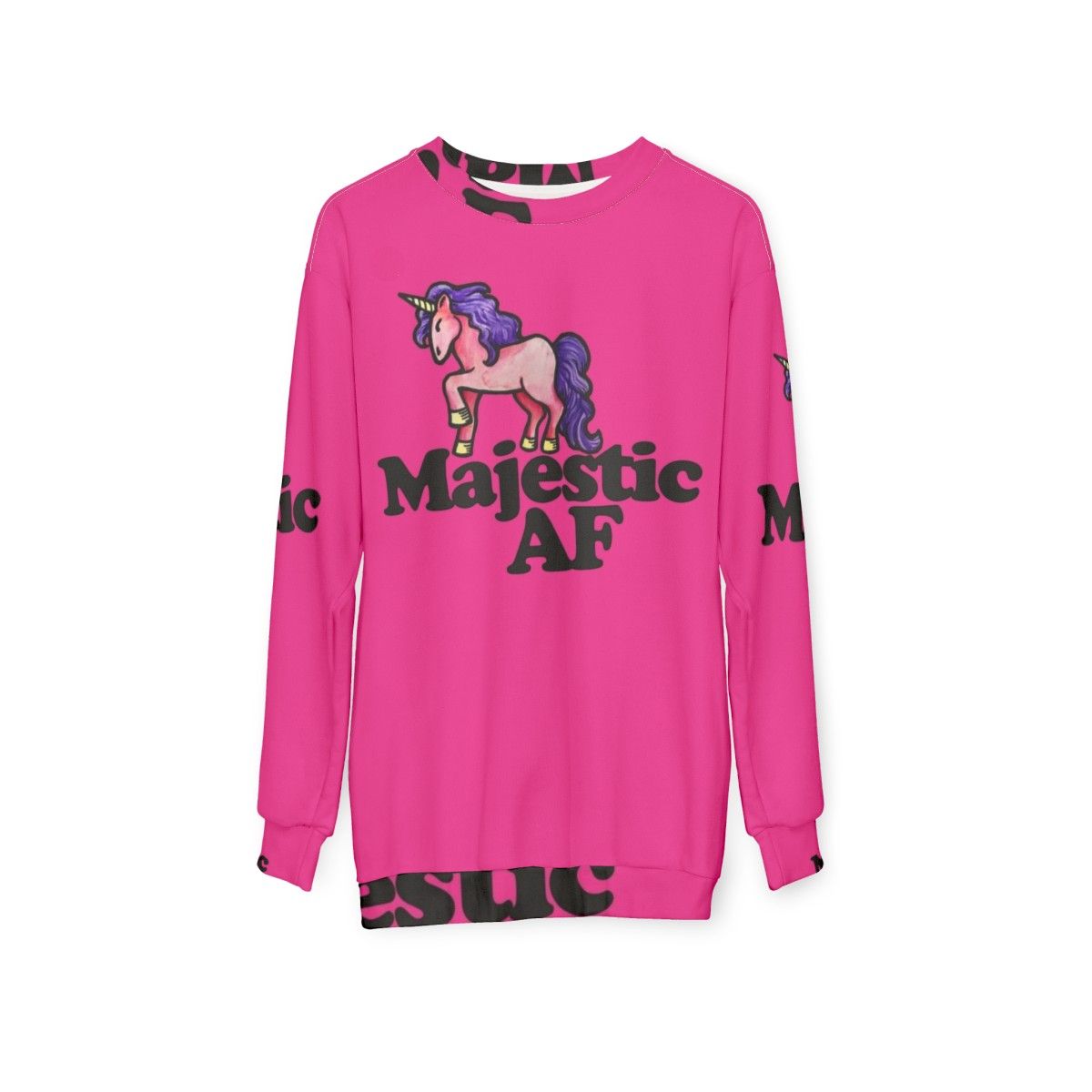 Majestic unicorn sweatshirt - hanging