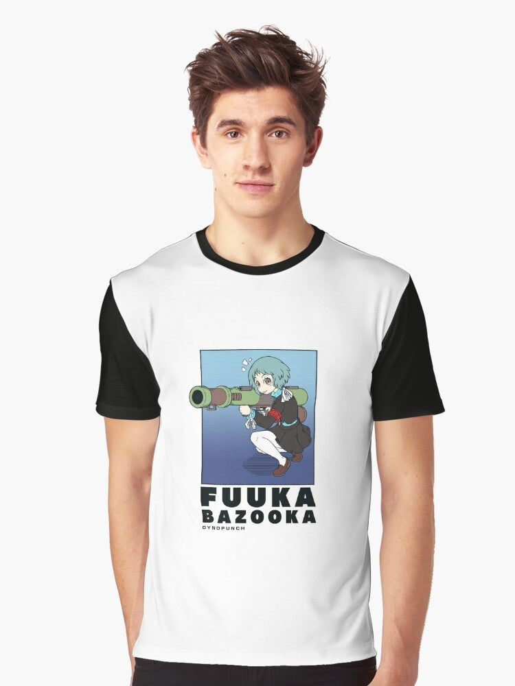 Persona Fuuka Yamagishi Bazooka Graphic T-Shirt - Men