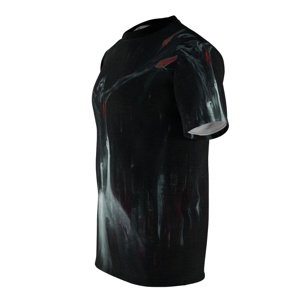 Neon Blackstetics Metal T-shirt featuring abstract, experimental design - men left