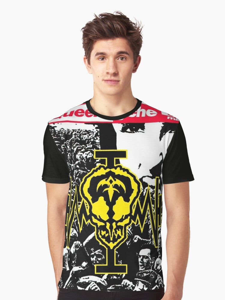 Queensrÿche 'Operation: Mindcrime' 1988 graphic t-shirt design - Men