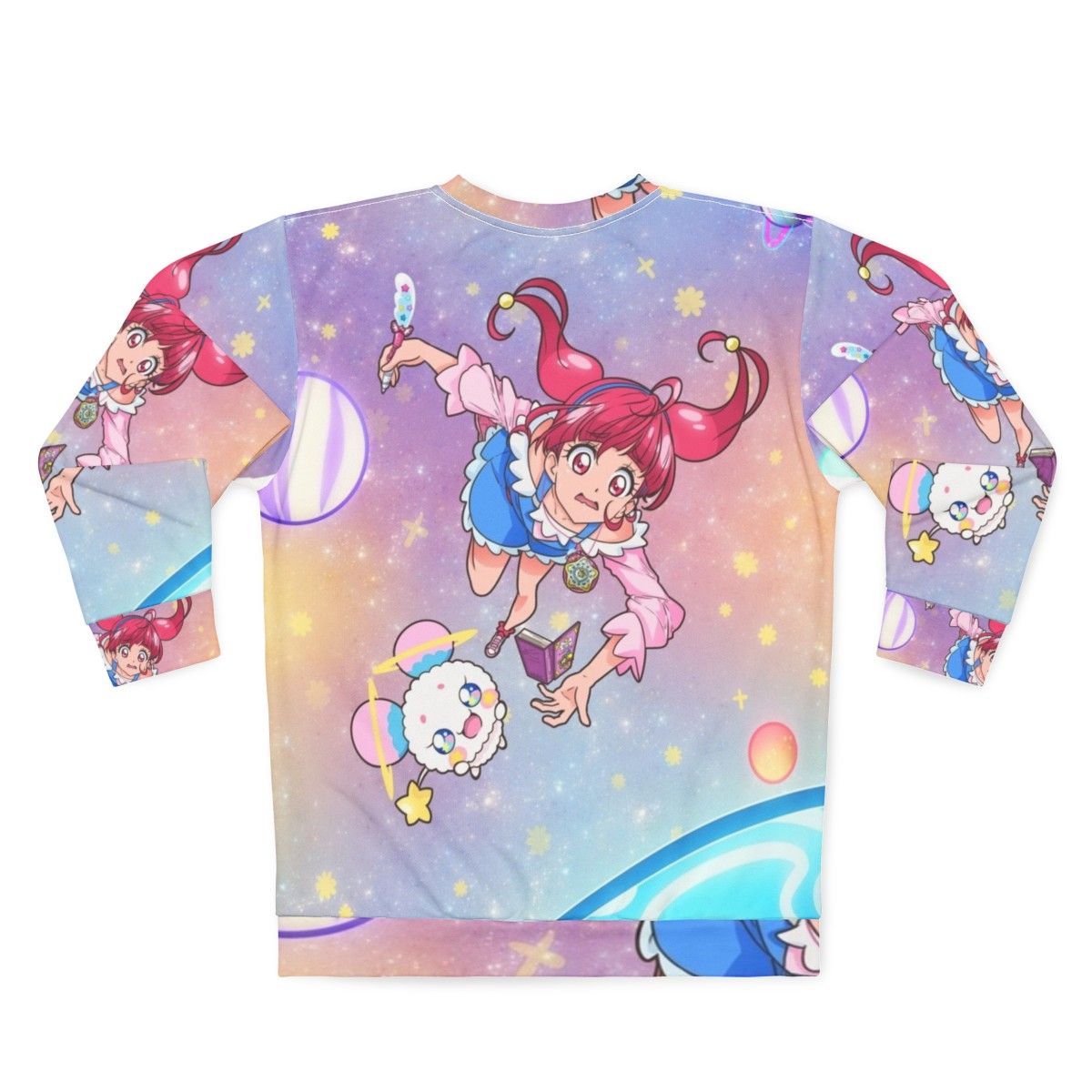 Star Twinkle Precure Anime Girl Sweatshirt - Back