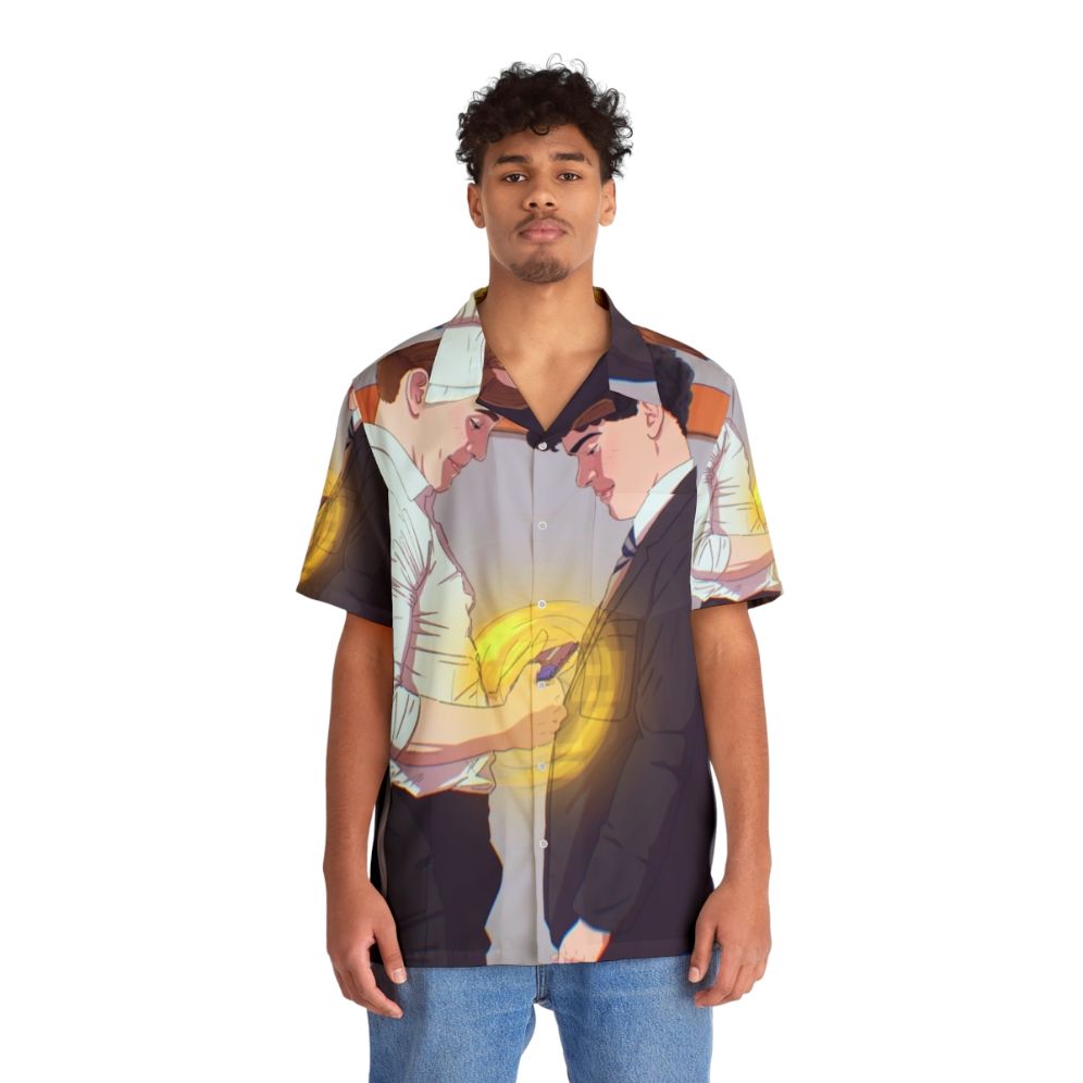 Heartstopper Charlie and Nick LGBT Hawaiian Shirt - People Front