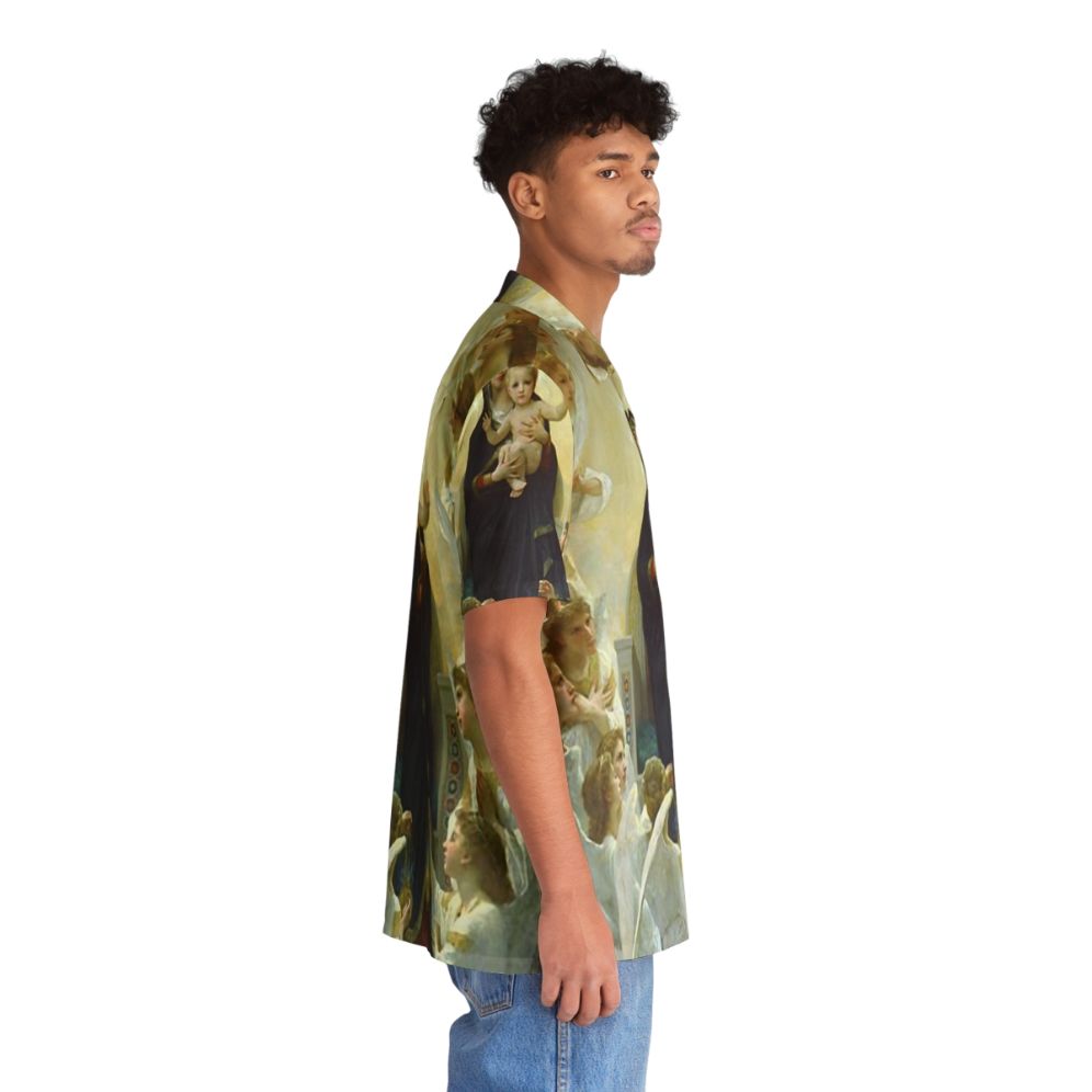 Elegant Virgin Mary and Angels Hawaiian Shirt - People Pight