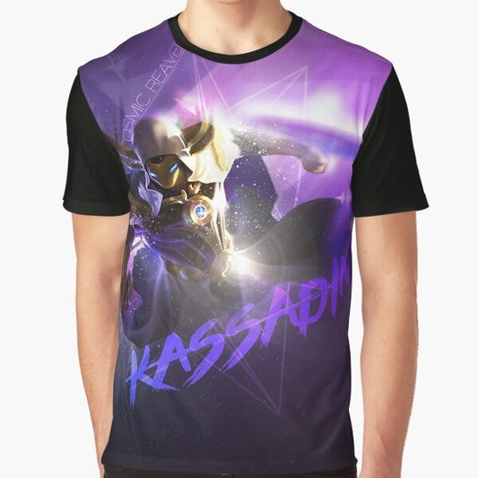 League of Legends Kassadin character graphic t-shirt