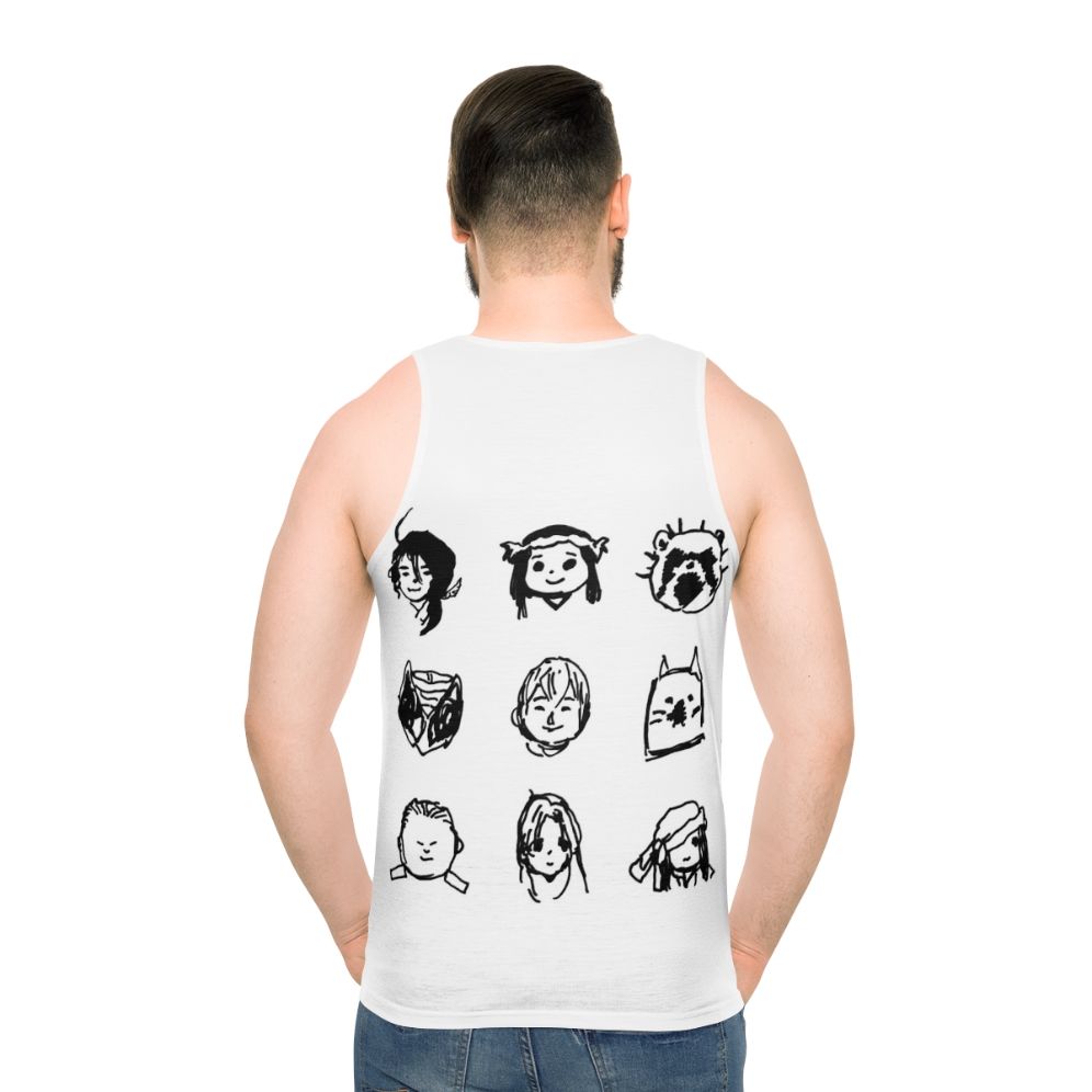 To Your Eternity Anime Unisex Tank Top - men back