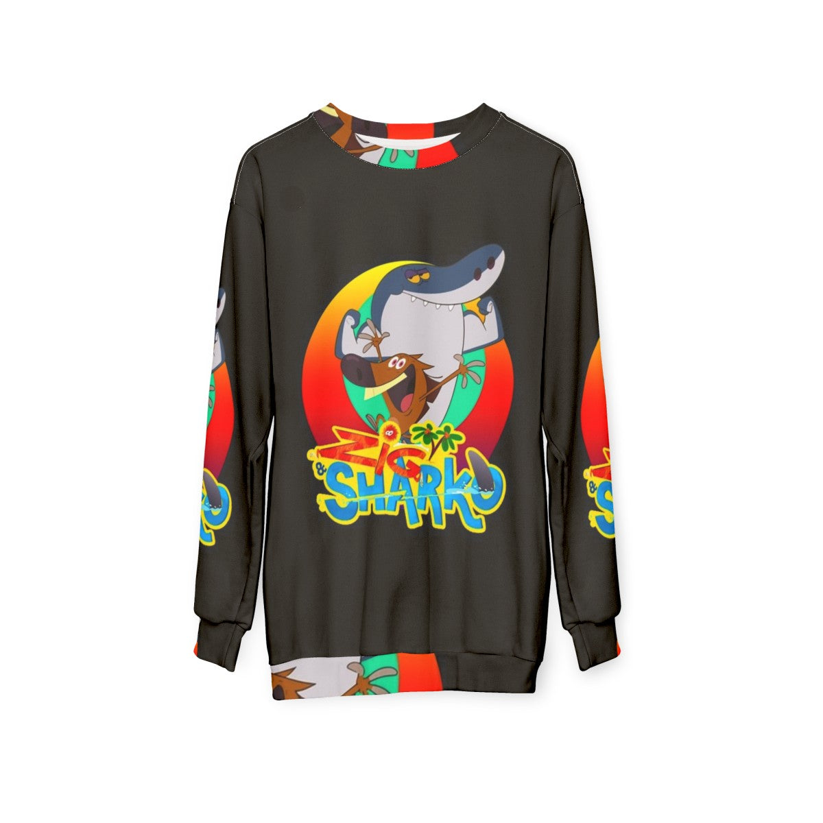 Zig And Sharko Games Sweatshirt - hanging