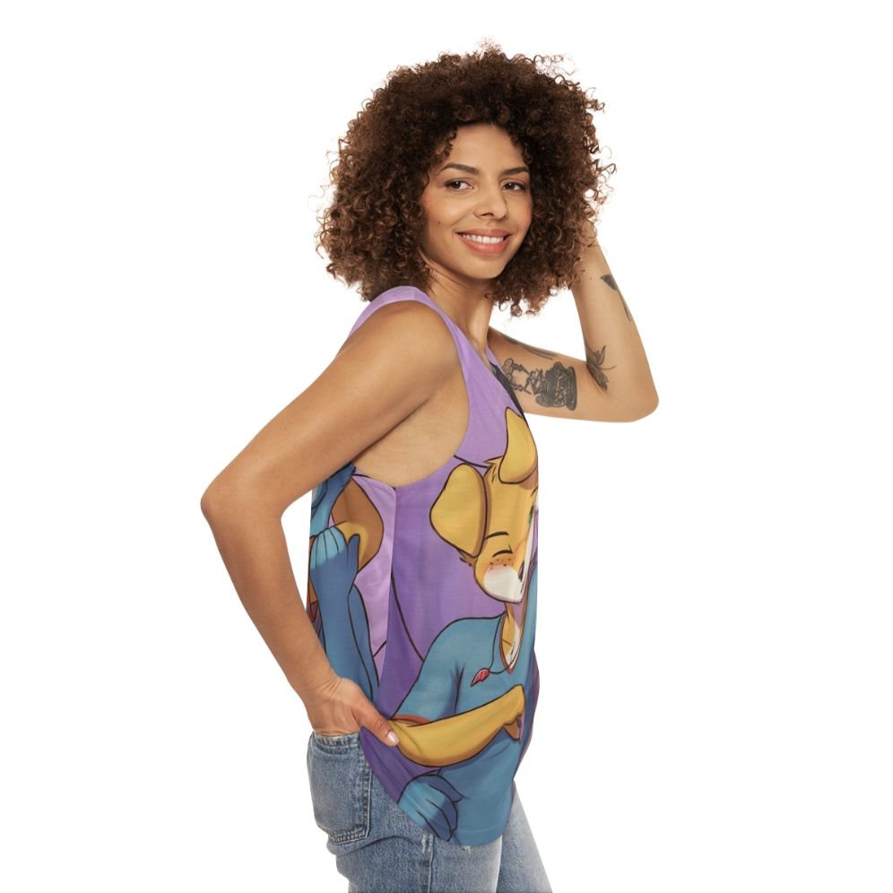 Weekend 1 Cover Art Unisex Tank Top - women side