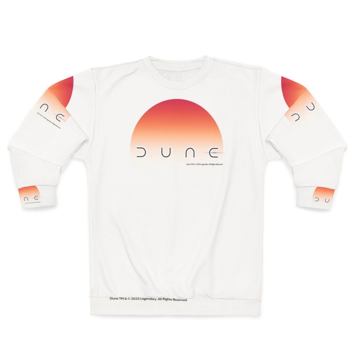 Dune Sun Sweatshirt 2 featuring desert planet and spice design