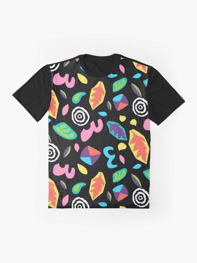 Eleven graphic t-shirt, featuring the pattern design from Stranger Things - Flat lay