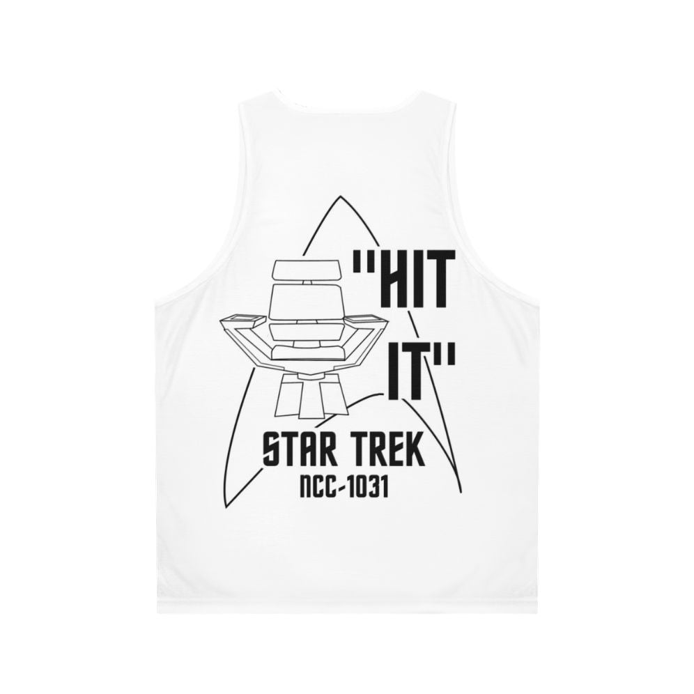 Star Trek Discovery Captain Pike Unisex Tank Top - Back