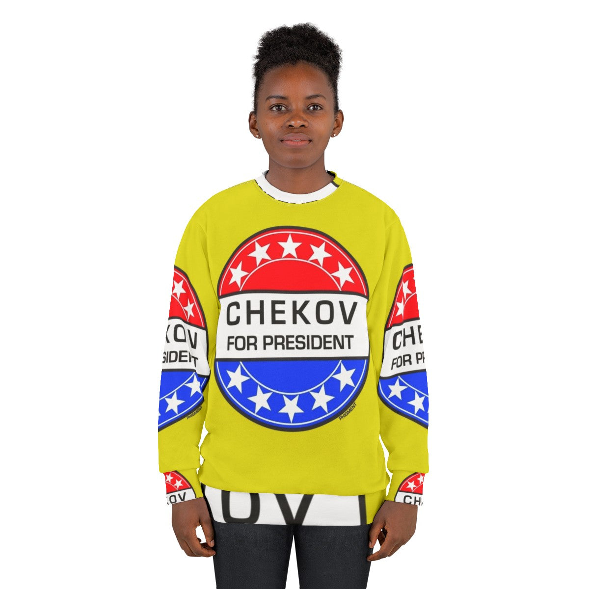 Chekov For President science fiction sweatshirt - women