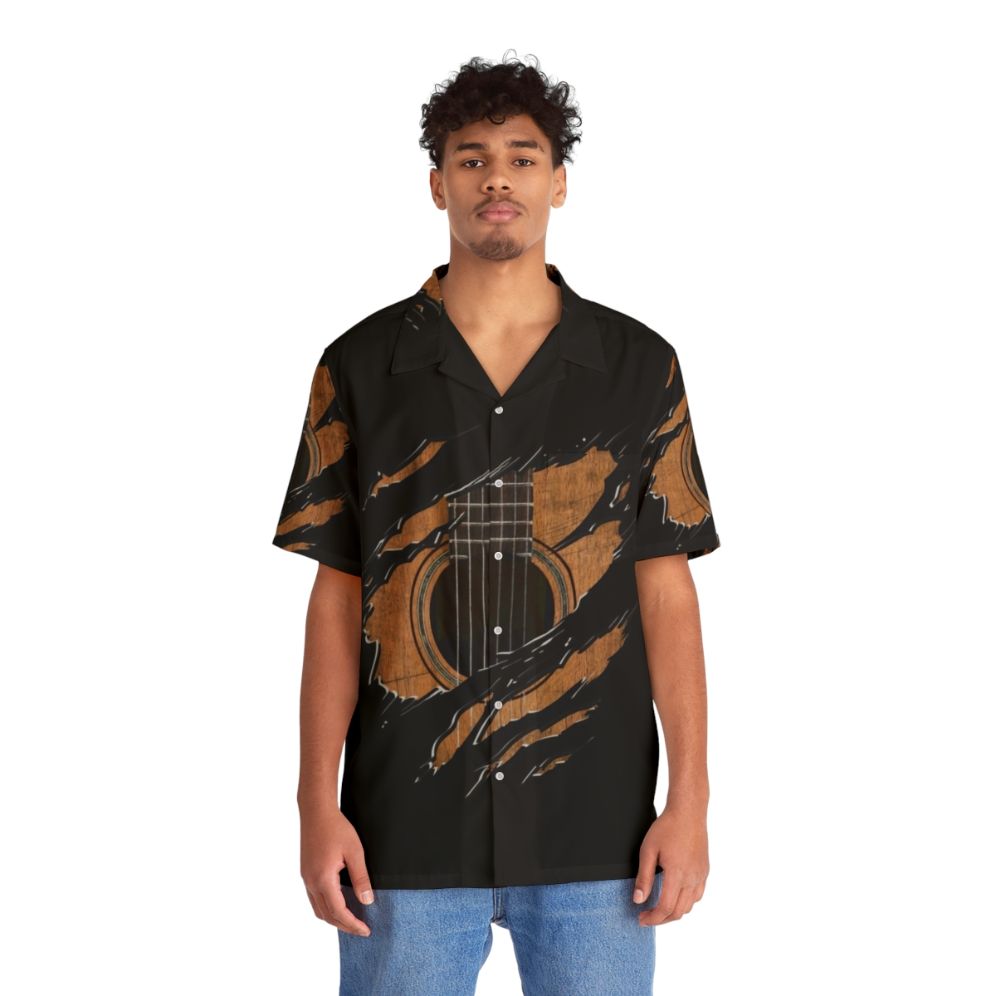 Rip Guitar Hawaiian Shirt for Summer - People Front