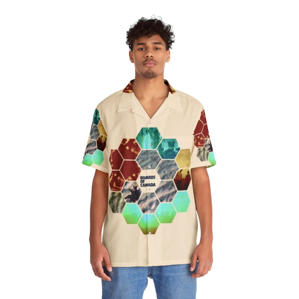 Boards Of Canada Hexagon Sun Hawaiian Shirt - People Front