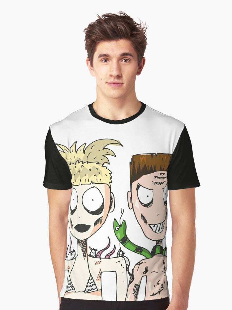 Die Antwoord Yolandi & Ninja Graphic T-Shirt featuring the iconic duo - Men