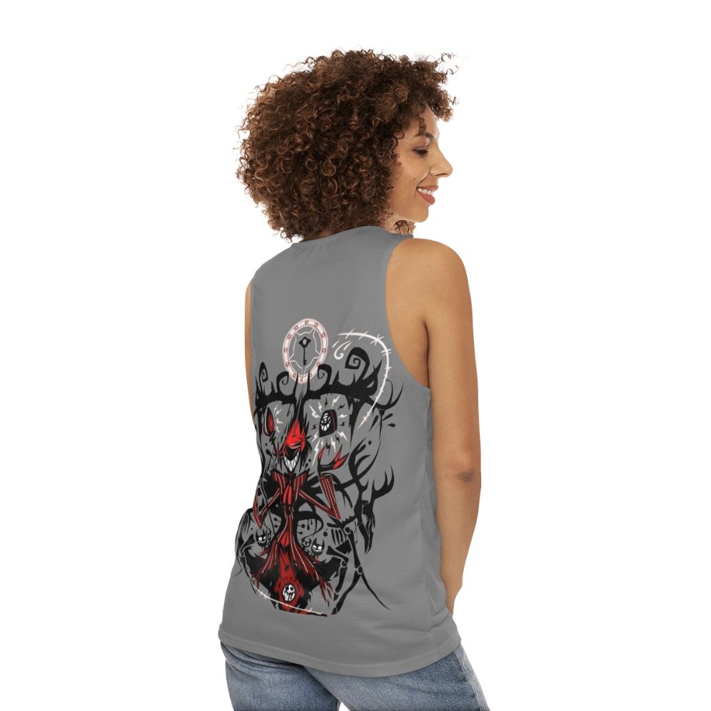 Hazbin Hotel Alastor Unisex Tank Top - women back