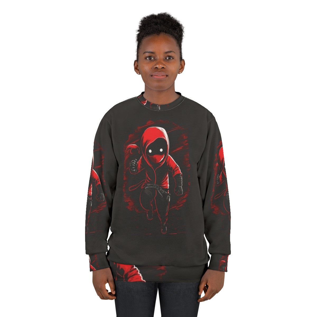 Squid Game Soldier Sweatshirt with Player 456 Character - women