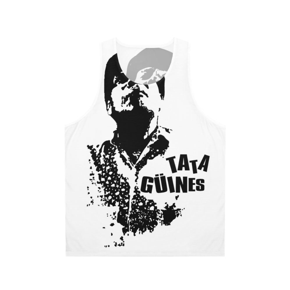 Tata Guines Unisex Tank Top with Latin Music and Percussion Design