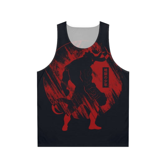 Hellboy inspired unisex tank top