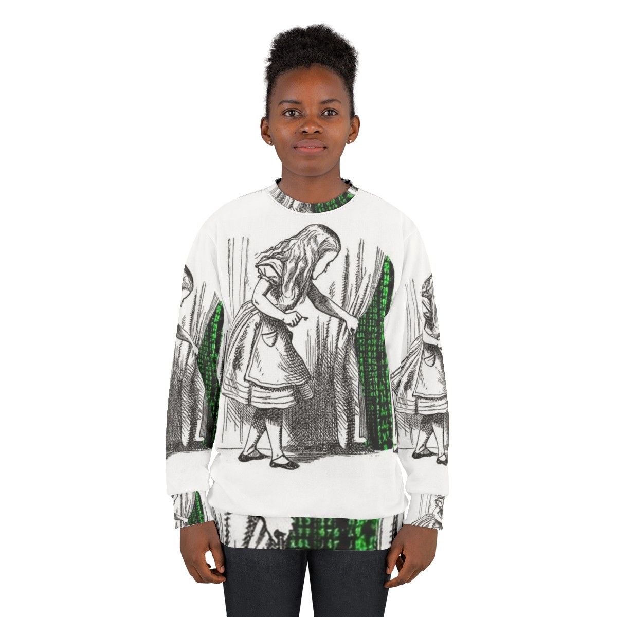 Alice in Matrix Philosophy Sweatshirt - women