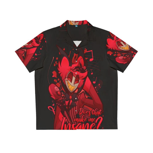 Alastor the Radio Demon Hawaiian Shirt with Hazbin Hotel Inspired Design