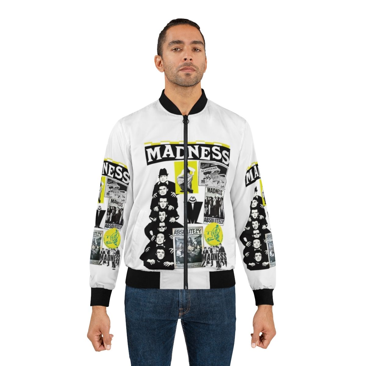 Madness band retro bomber jacket with vintage logo and graphics - Lifestyle