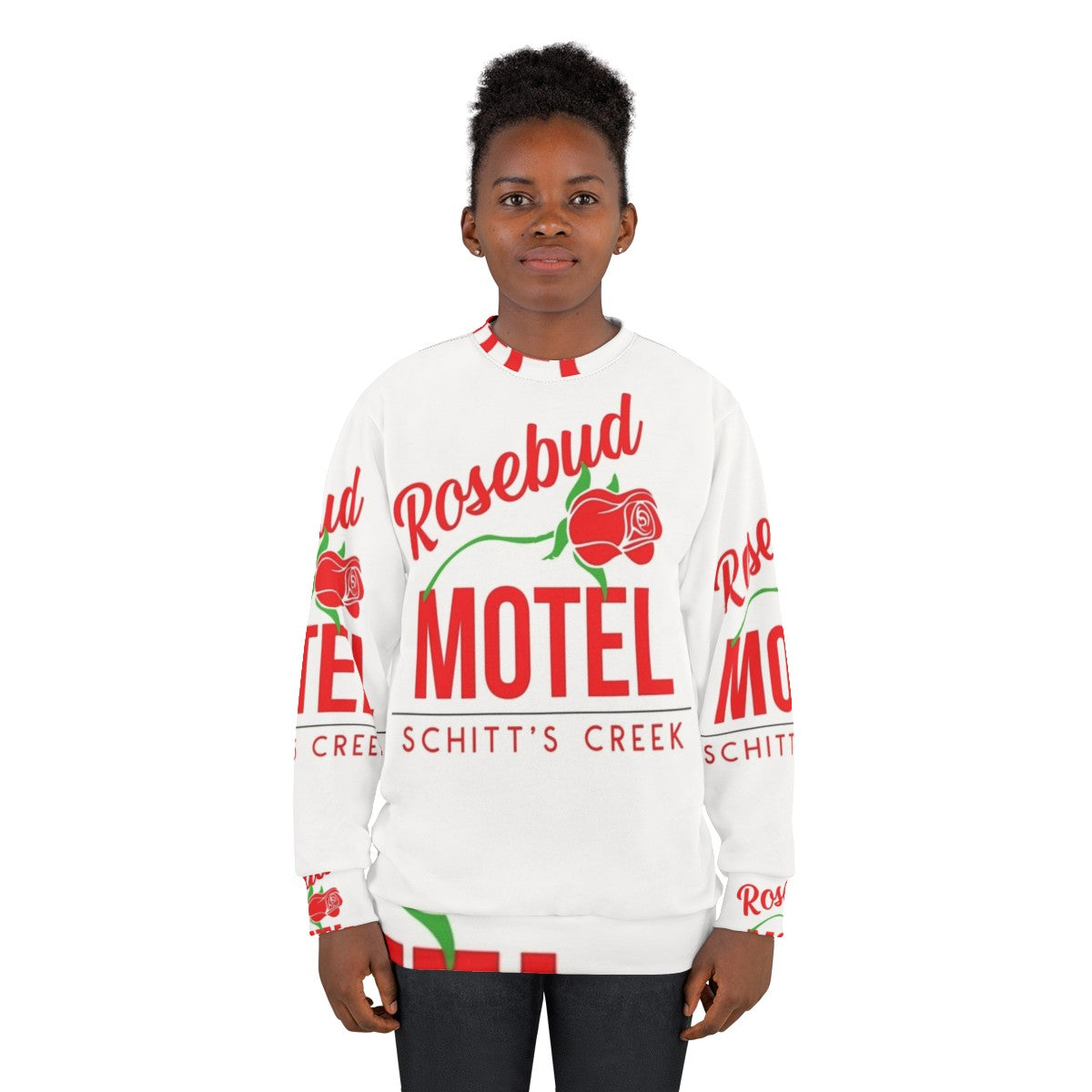 Rosebud Motel Schitt's Creek Sweatshirt featuring the Rose Family - women