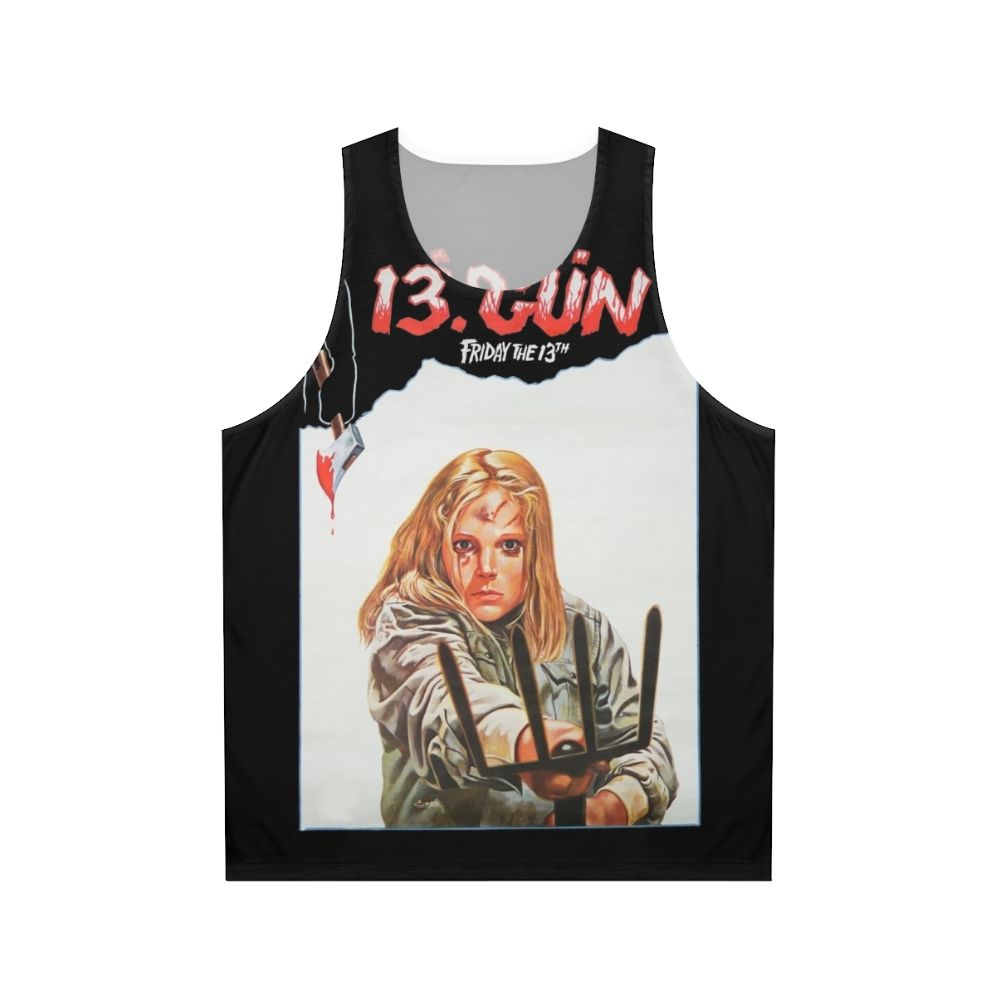 Friday the 13th Part 2 Jason Voorhees Horror Movie Unisex Tank Top