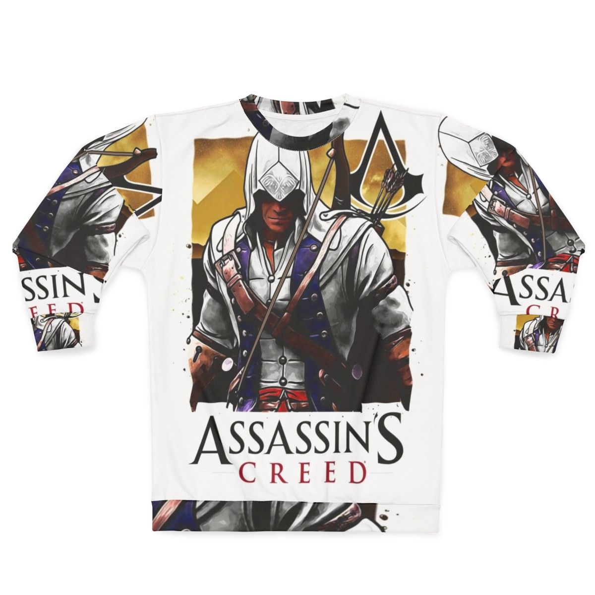 Assassin's Creed Sweatshirt 3 Featuring Iconic Assassin's Creed Symbols