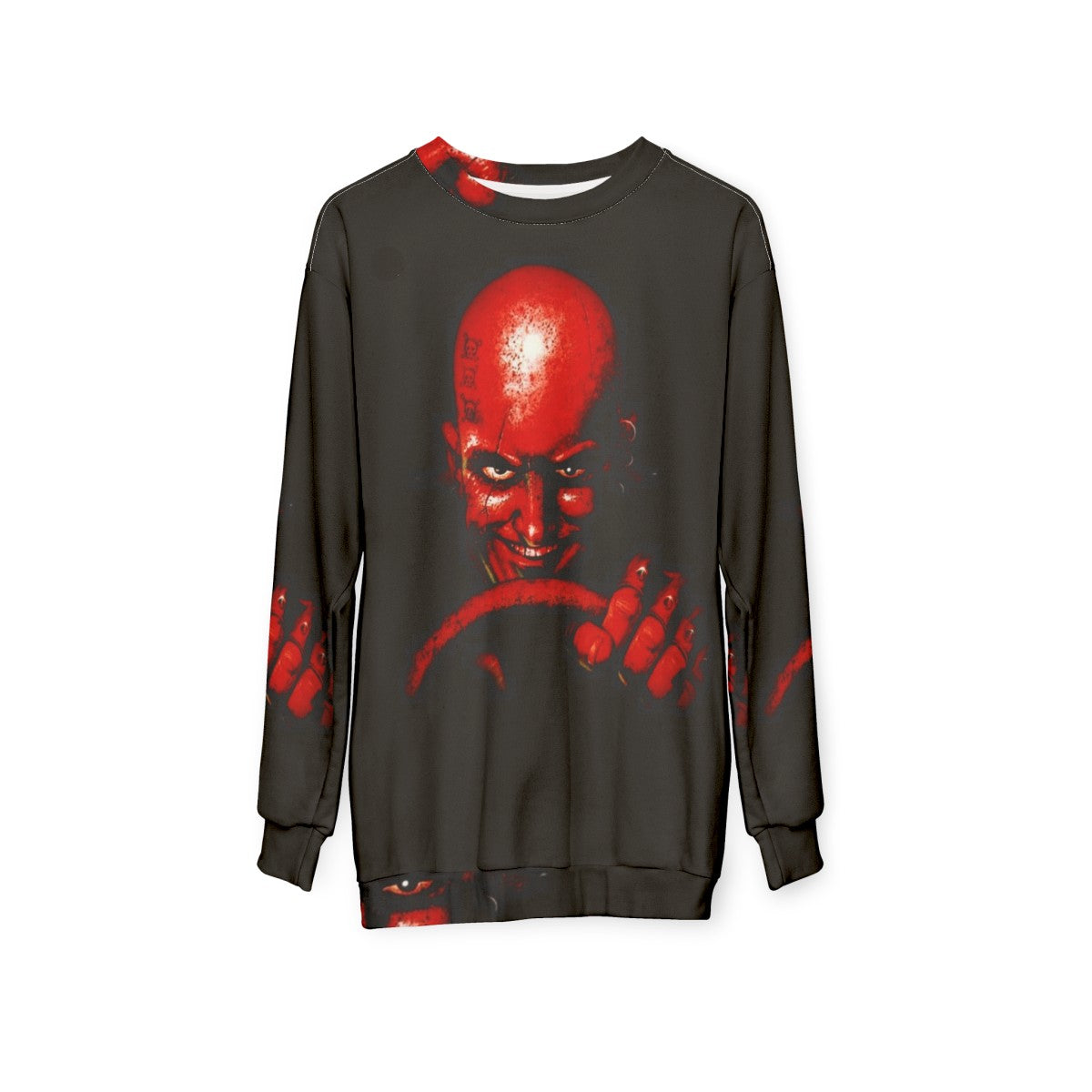 Carmageddon retro racing game fan sweatshirt - hanging