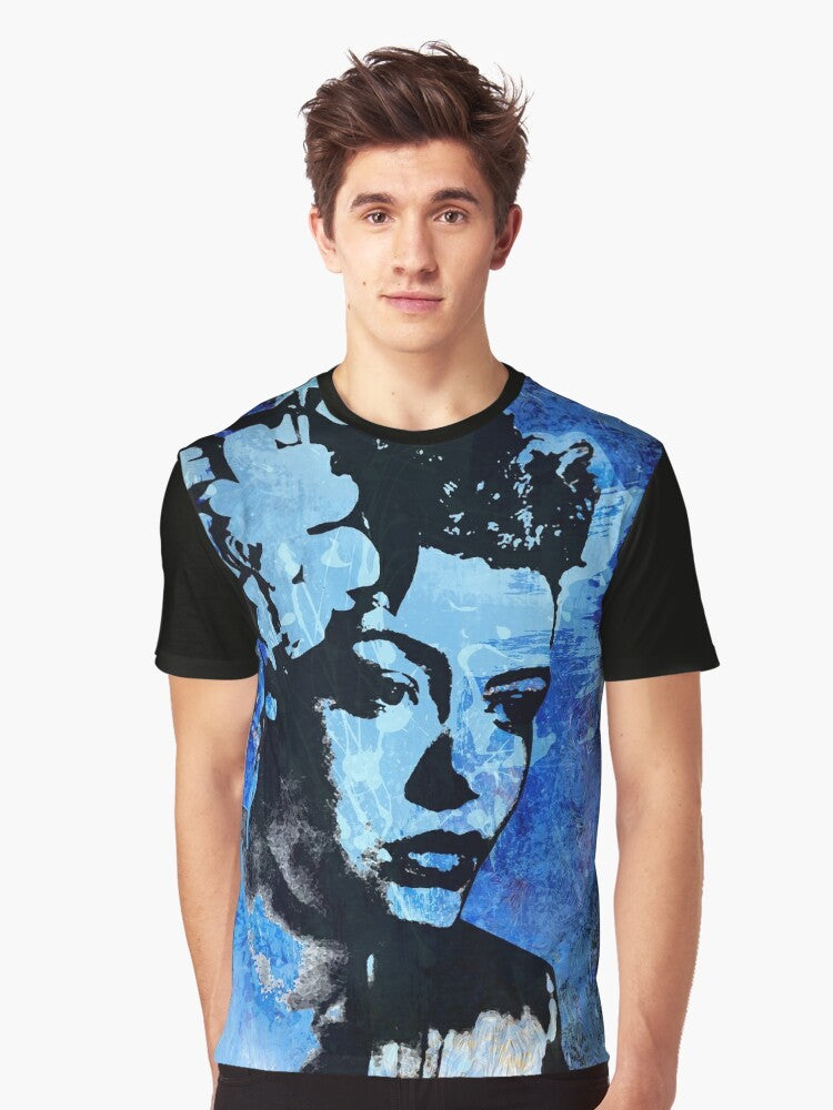 Billie Holiday "Lady Day" graphic t-shirt with vintage jazz singer design - Men