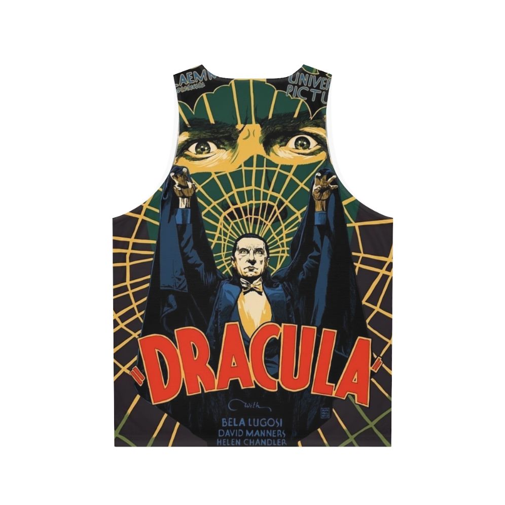 Dracula 1931 unisex tank top featuring Bela Lugosi - Back