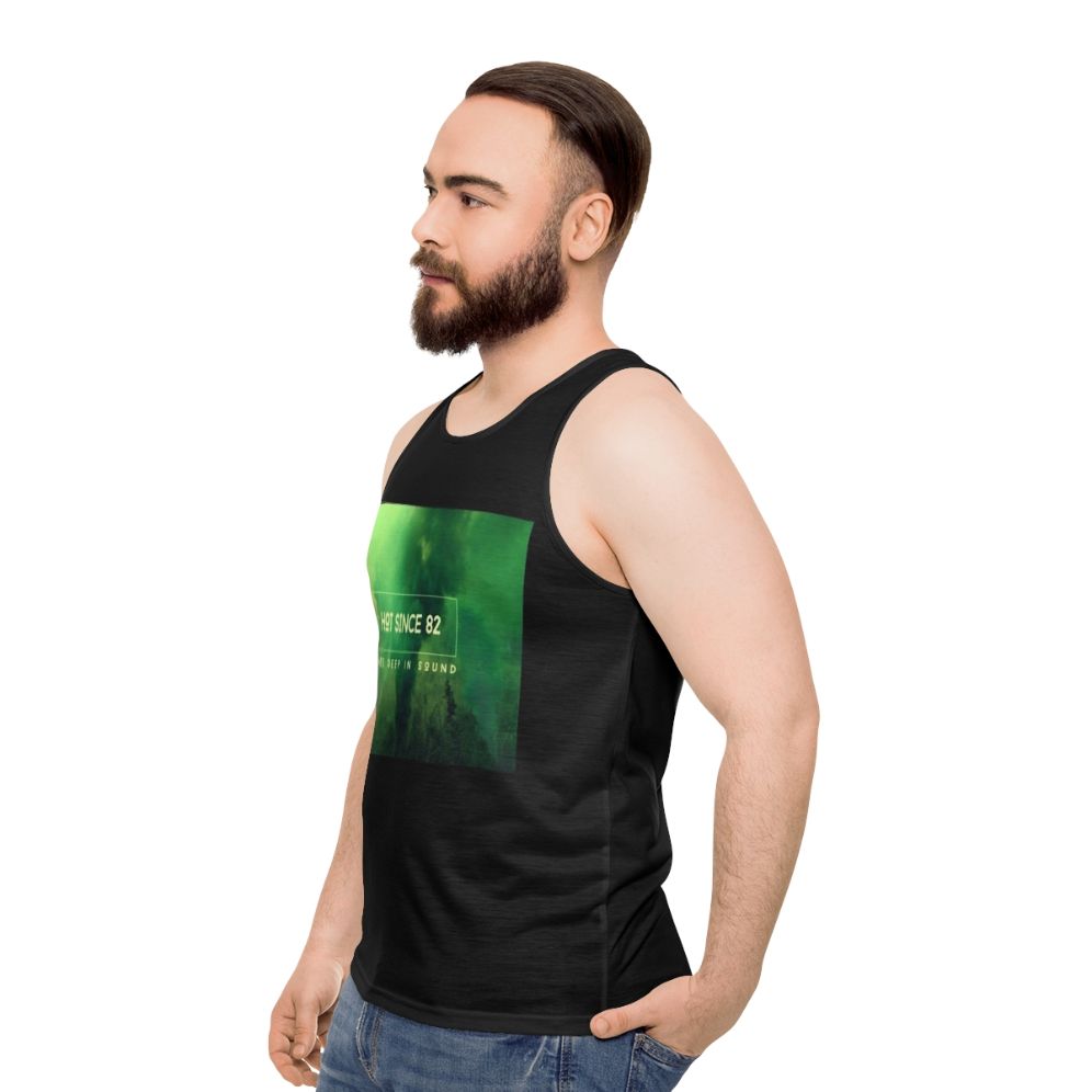 Hot Since 82 Best of Logo Unisex Dance Music Tank Top - men side