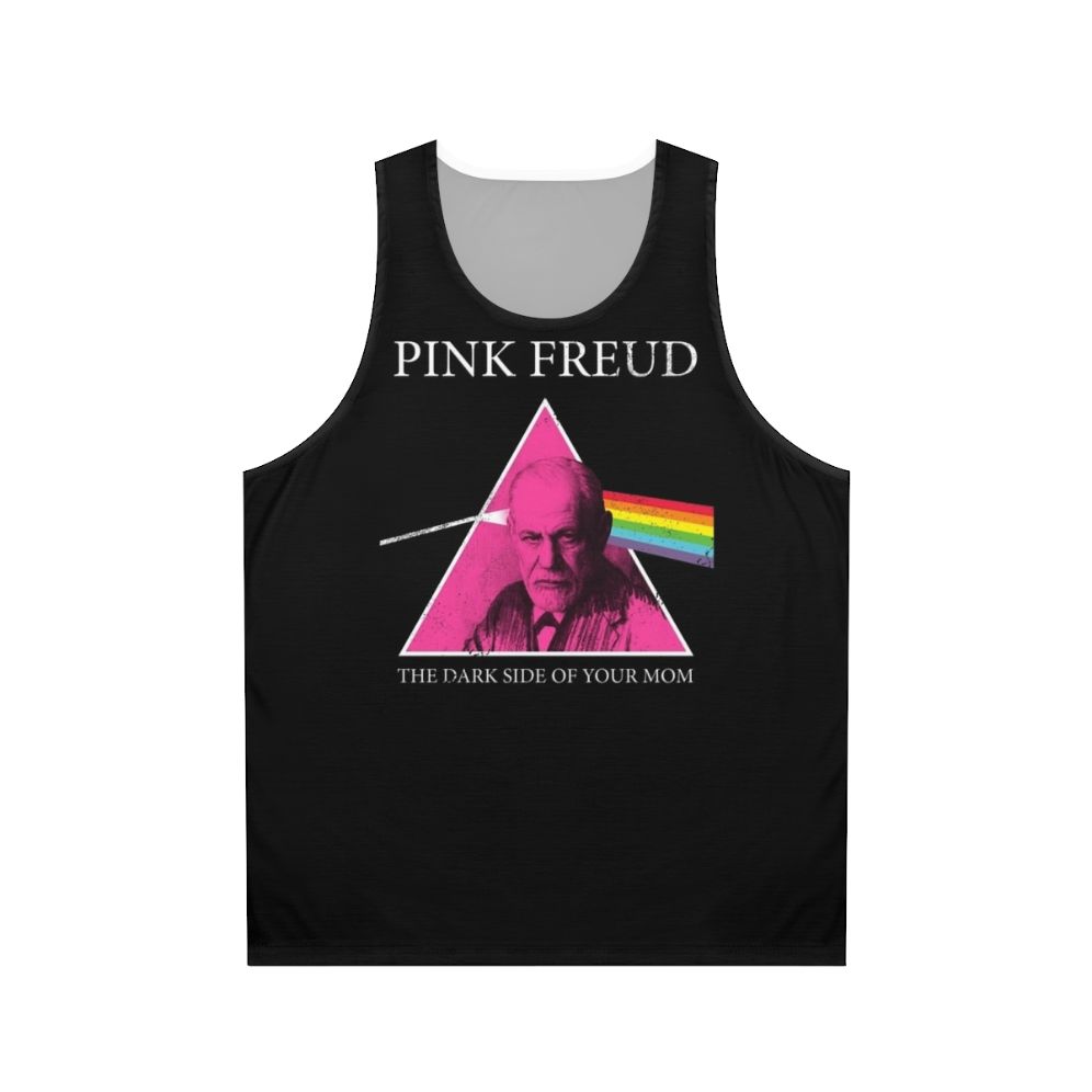 Pink Freud Unisex Tank Top with Dark Side of the Moon Design