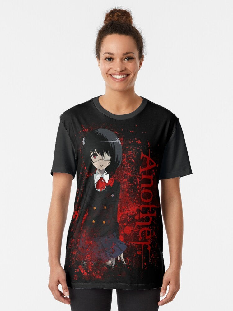 Mei Misaki from the dark anime "Another" graphic t-shirt - Women