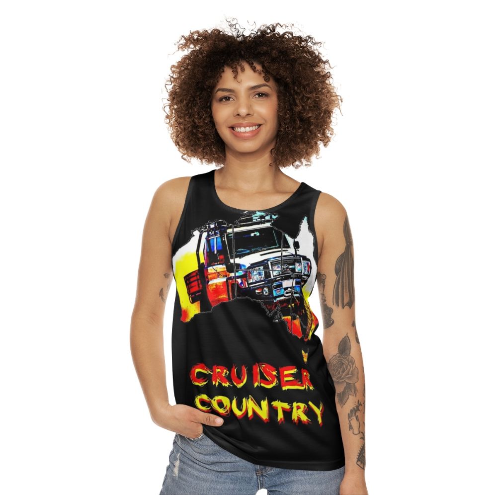 Toyota 79 Series Cruiser Unisex Tank Top - women