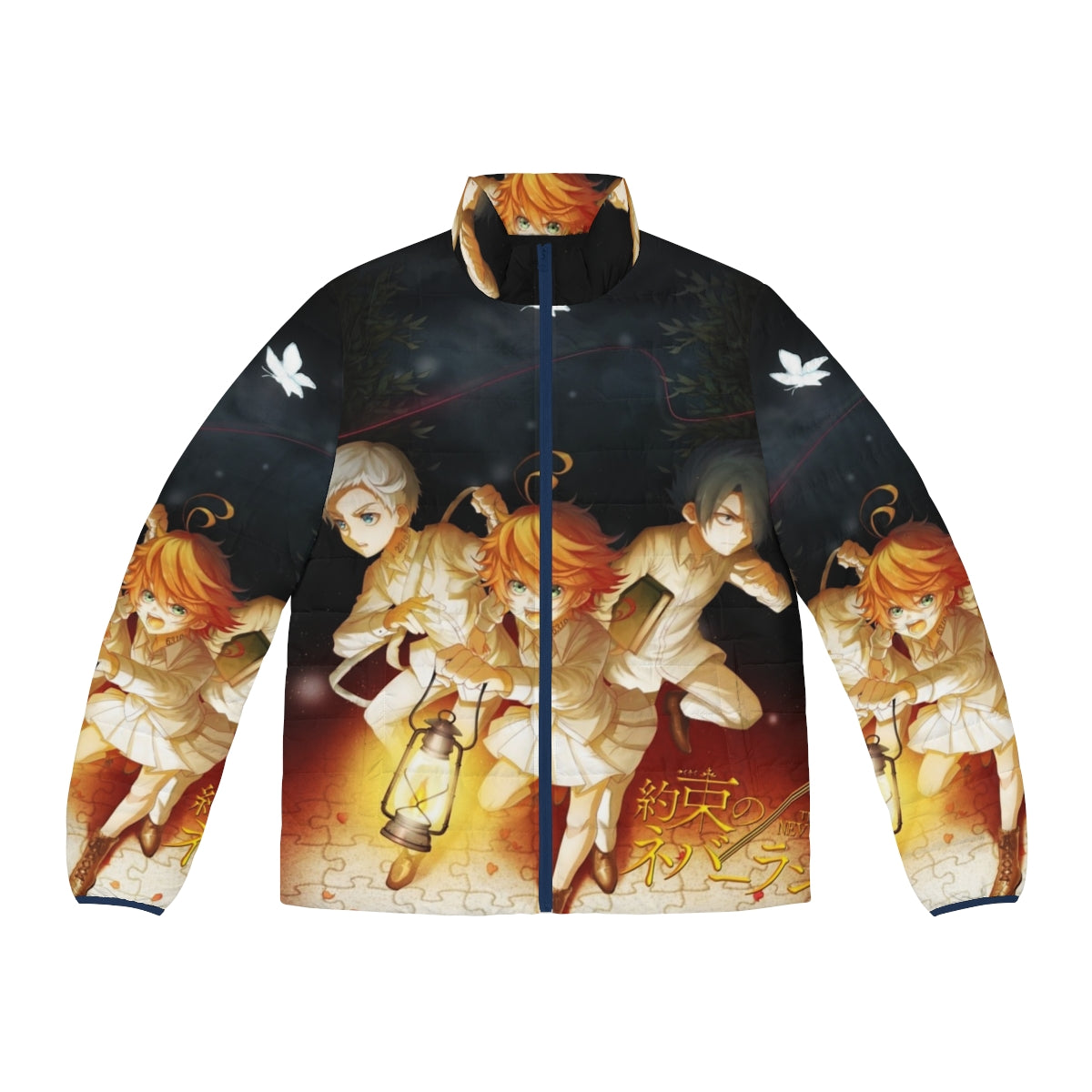 The Promised Neverland Yakusoku No Neb Rando Anime Puffer Jacket