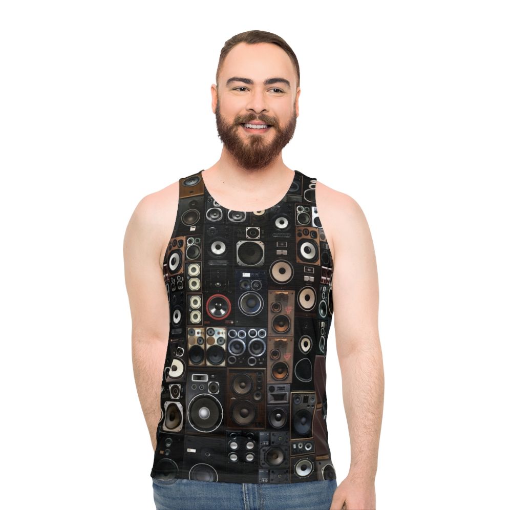 Vintage Speakers Unisex Tank Top - men