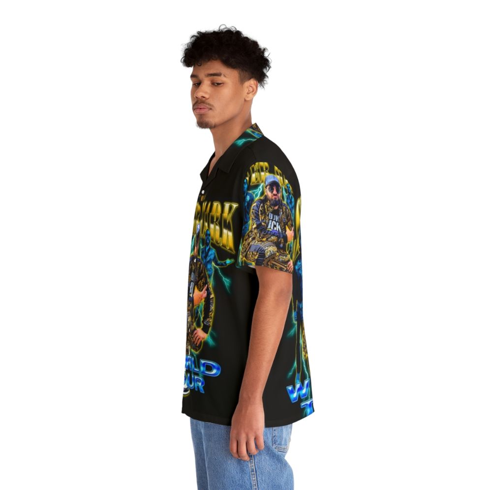 Supermark World Tour Hawaiian Shirt with Tropical Print - People Left