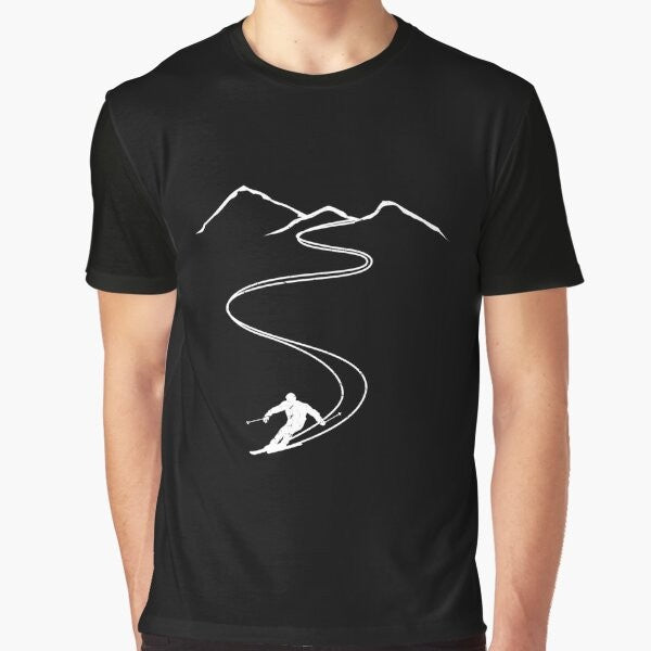 Skiing Gift for Skiers Graphic T-Shirt