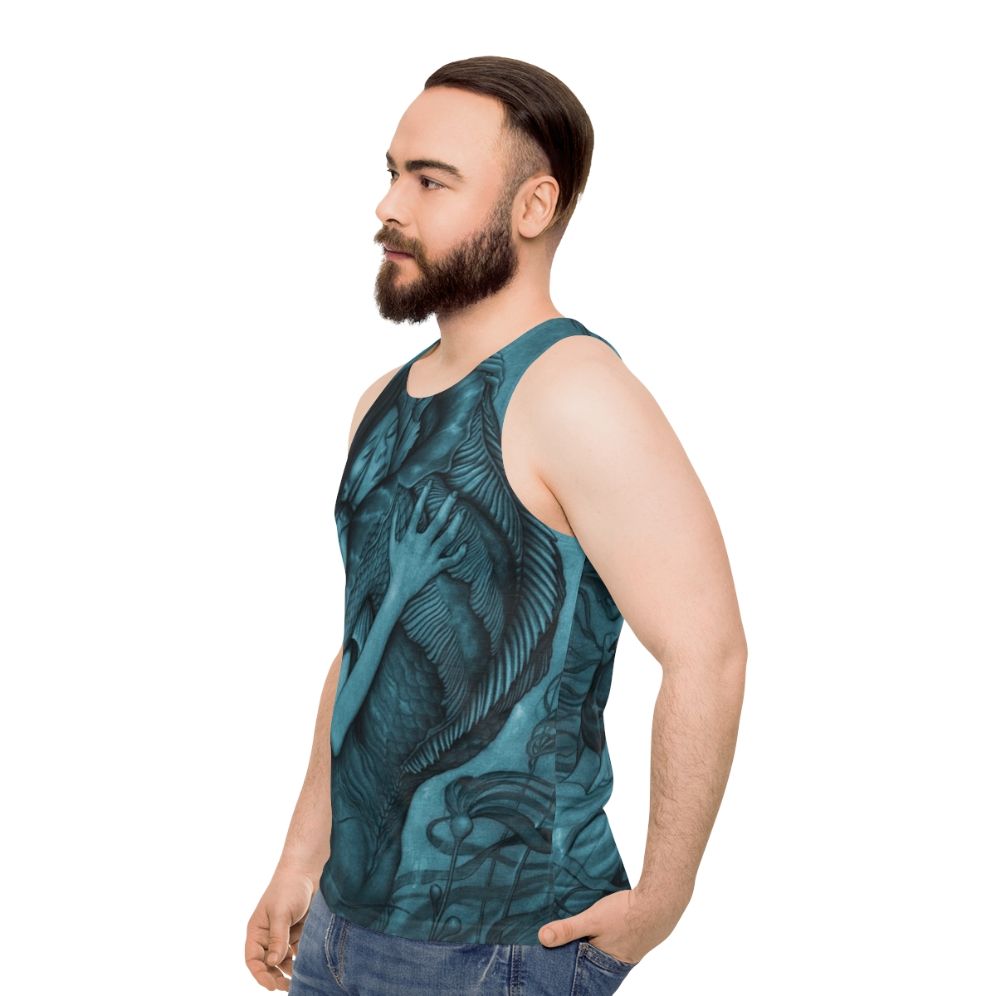 Unisex tank top featuring 'The Shape of Water' movie design - men side